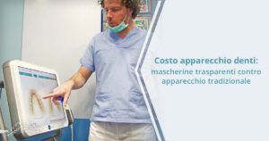 Dr. Bottino che indossa Invisalign